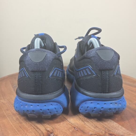 Brooks Ghost 12 Mens Black And Blue Size 11 Athletic Running Shoes 1103161D024 - Picture 3 of 12